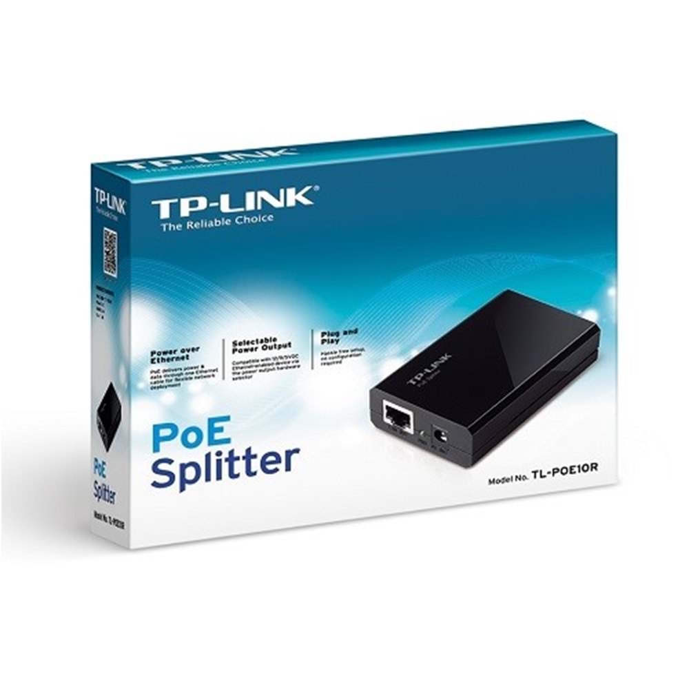 TP-LINK TL-PoE10R 2port Gigabit Indoor 48V PoE Splitter
