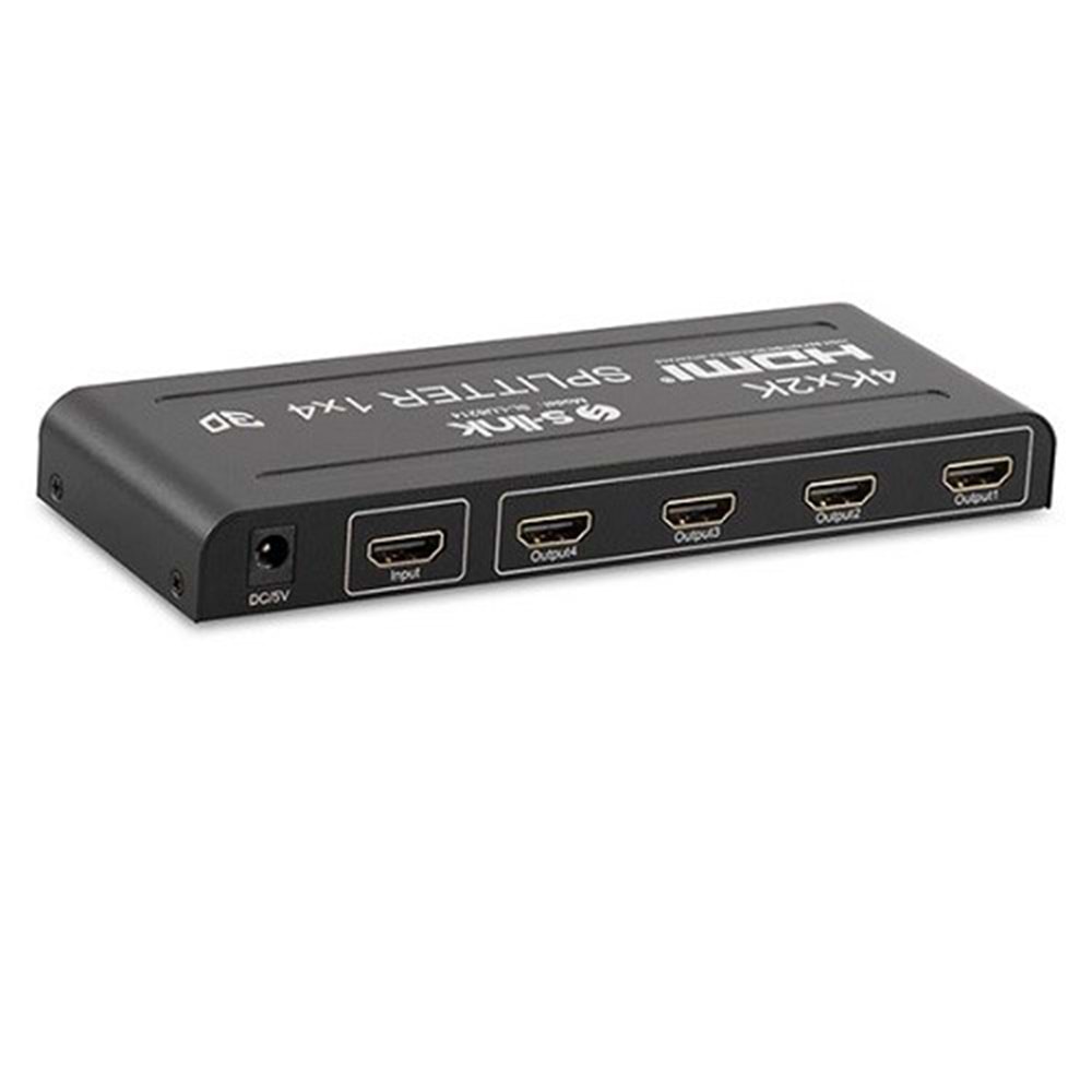 S-LINK 4port SL-LU6214 1port HDMI (giriş) 4port HDMI (çıkış) 4K HDMI Splitter
