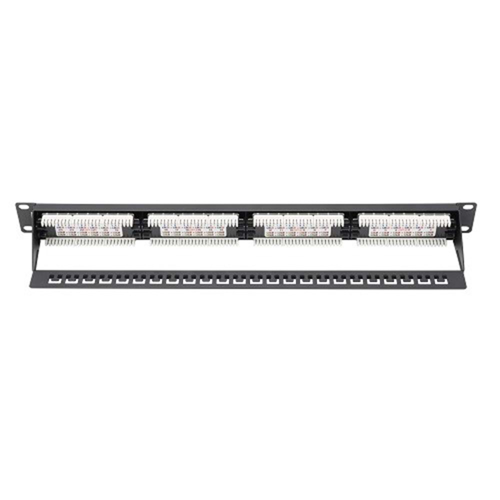 DIGITUS 1U 24port Cat6 Utp Bakır Patch Panel DN-91624U