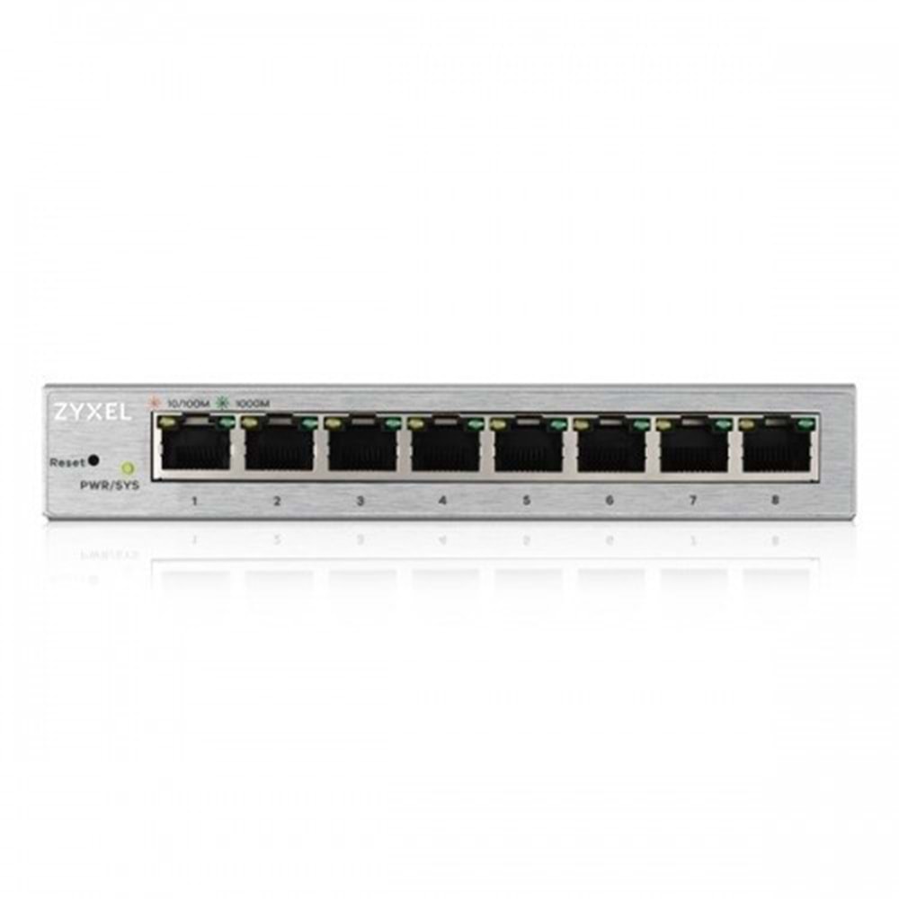 ZyXEL 8port GS1200-8 GIGABIT Yönetilebilir Switch Masaüstü