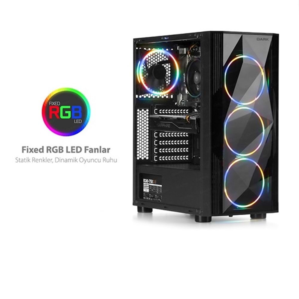 DARK DIAMOND PRO DKCHDIAMONDPRO Gaming Mid-Tower PC Kasası
