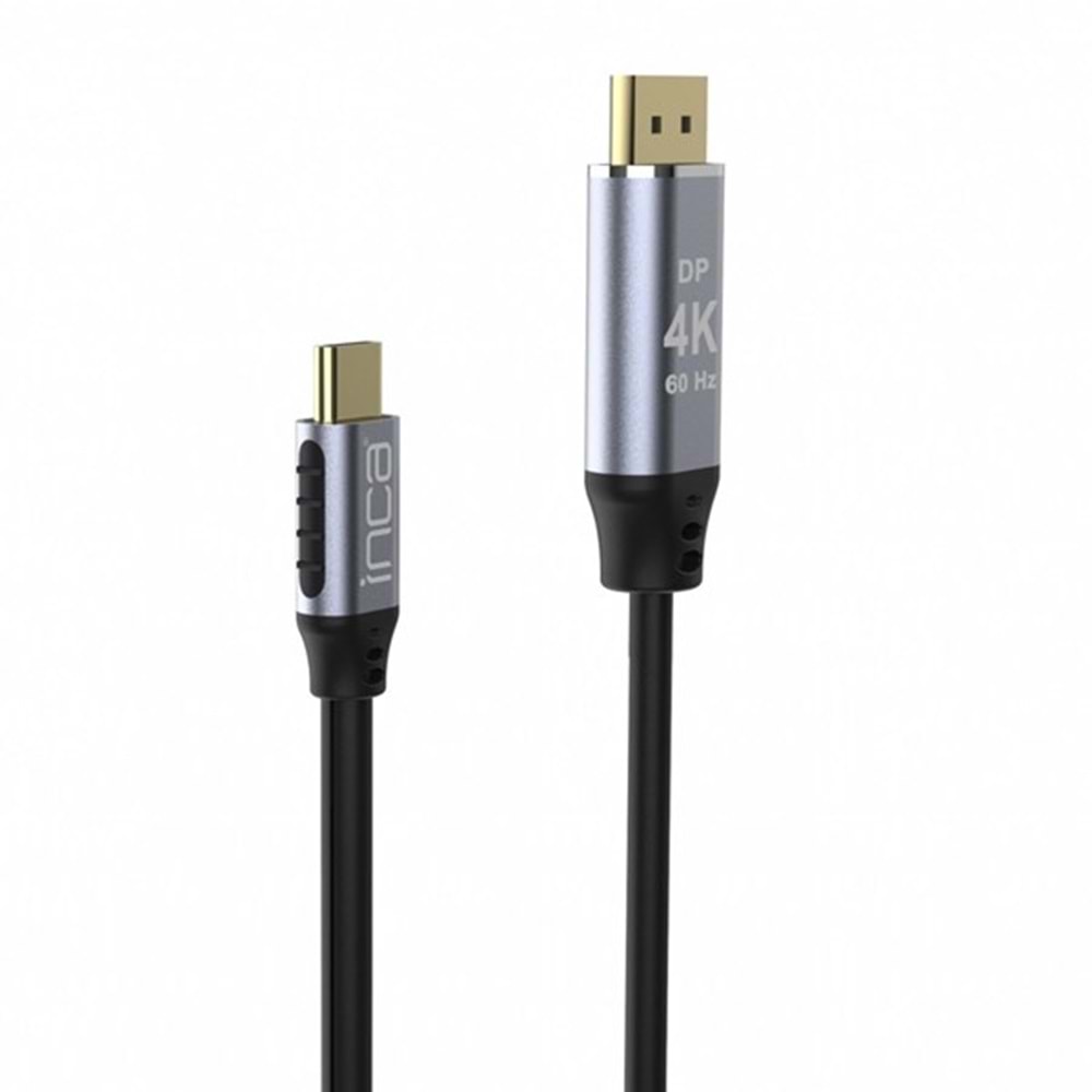 INCA ITCD-02TX 2metre TYPE-C - DP Görüntü Kablosu 4K