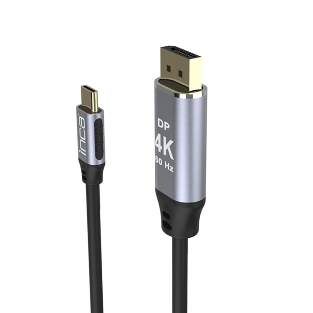 INCA ITCD-02TX 2metre TYPE-C - DP Görüntü Kablosu 4K