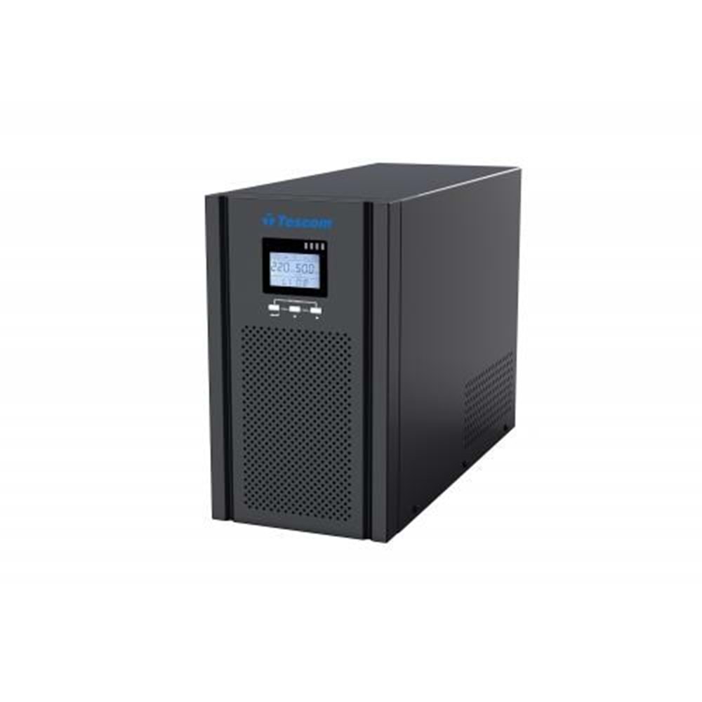 TESCOM 3KVA TEOS+ 103 ONLINE 1/1F LCD EKRAN UPS 6x 12v 7amper