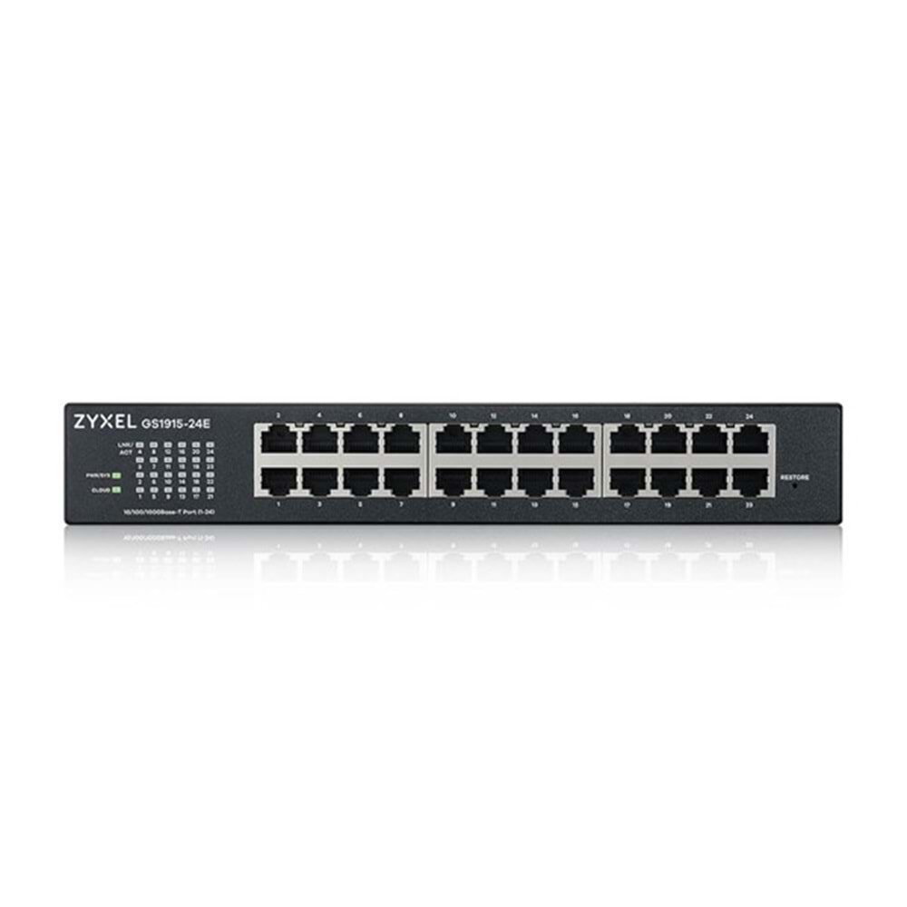 ZyXEL 24port GS1915-24E GIGABIT Yönetilebilir Switch