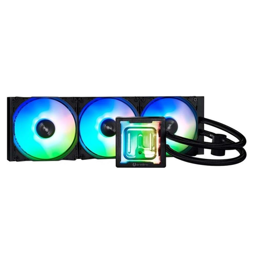 BITFENIX 360mm CUBE 360 AIO-360-BB27A-RP ARGB Sıvı Soğutmalı AM5-1851p İşlemci Fanı