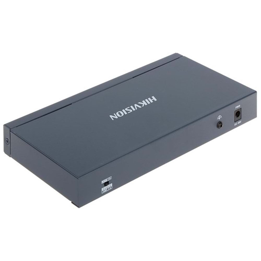 HIKVISION 8port 60w FULL PoE DS-3E0310P-E/M 10/100 Yönetilemez Switch Metal