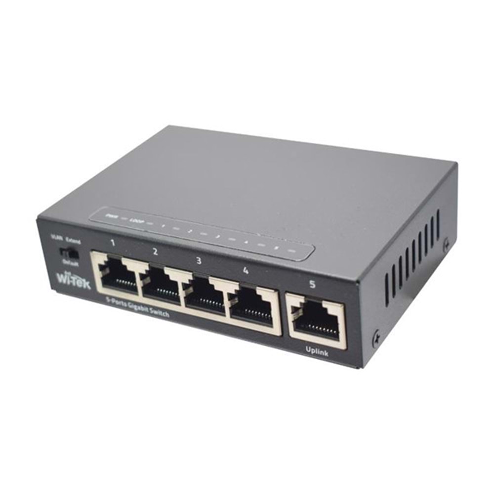 WI-TEK 5GE WI-SG105 GIGABIT 1-Uplink Yönetilemez Switch