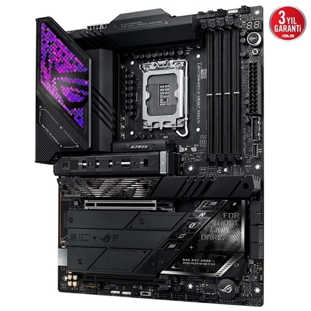 ASUS ROG STRIX Z890-E GAMING WIFI-7 DDR5 THUNDERBOLT-HDMI DP PCIE 5.0 1851p ATX