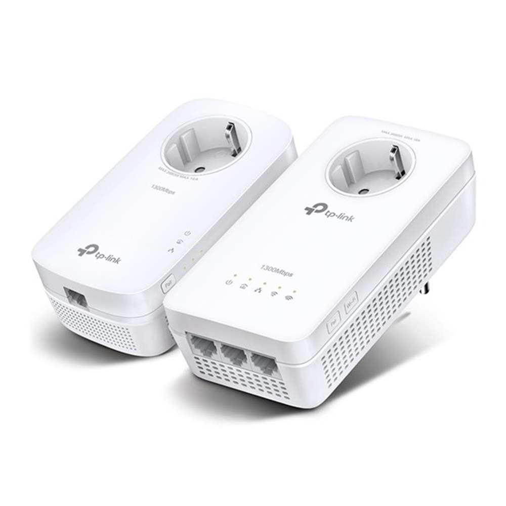 TP-LINK TL-WPA8631P KIT EV Ofis Tipi PowerLine Ağ Adaptörü Kutu Açık (Outlet)