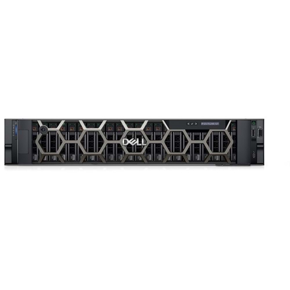 DELL 2xSilver 4310 R750XS PER750XS3SPL_V12 8x32gb 6x960gb SSD 2x1100w Titanium 2U Rack Sunucu