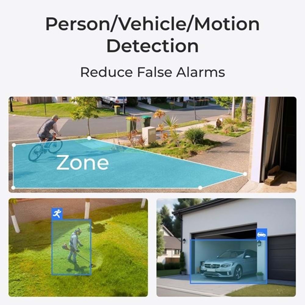 REOLINK 5MP BULLET 2.8MM P320 IP Güvenlik Kamerası PoE IP67, Renkli
