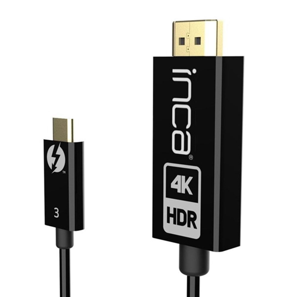 INCA ITCH-30 1.8metre TYPE-C - HDMI Görüntü Kablosu 4K 60Hz