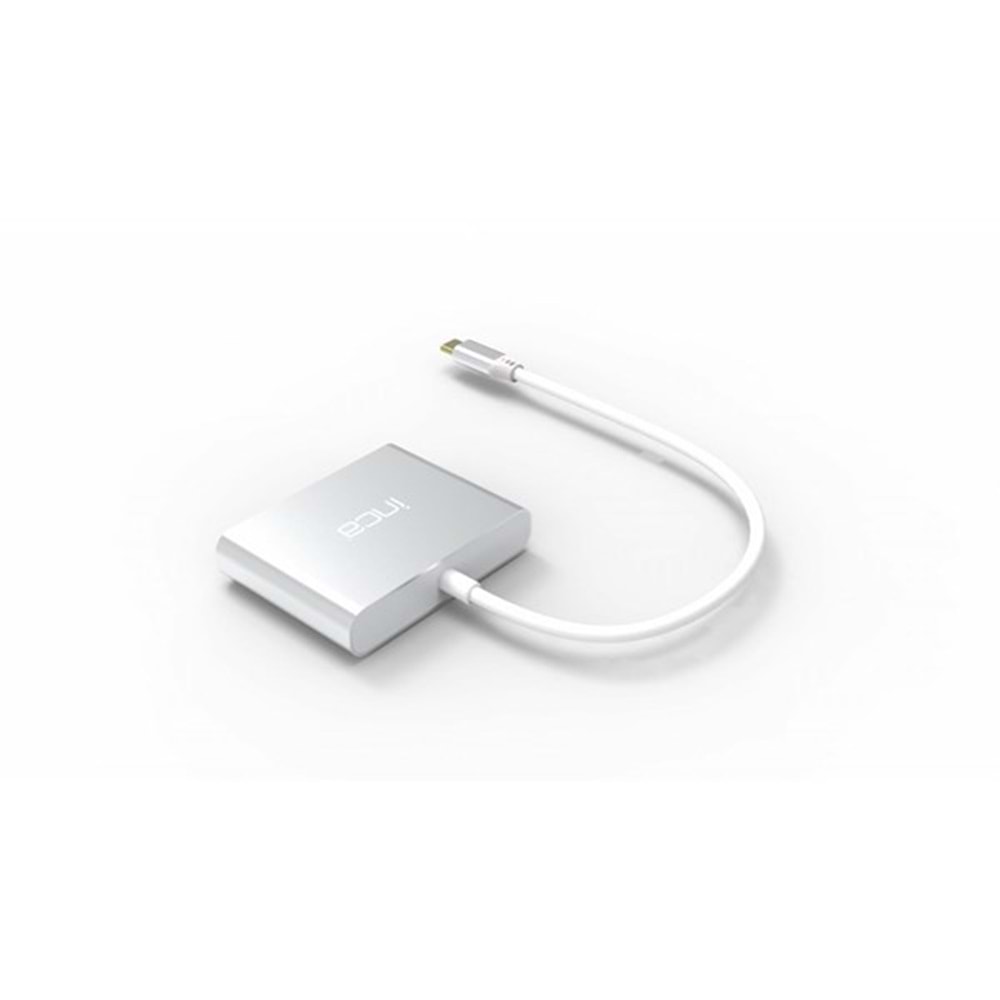 INCA ITPC-04TX 0.15metre TYPE-C - HDMI Görüntü Adaptörü Gümüş 100W