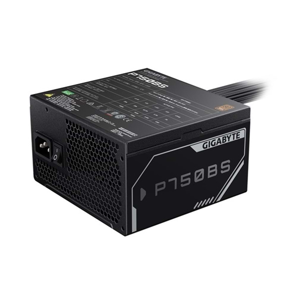 GIGABYTE 750W 80+ BRONZE GP-P750BS 12cm Fanlı APFC Power Supply