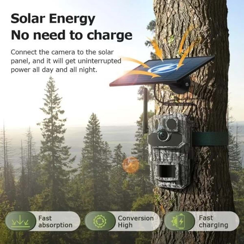 AVENIR 3MP SOLAR AV-S443H GPS BLACK LIGHT 4G FOTOKAPAN