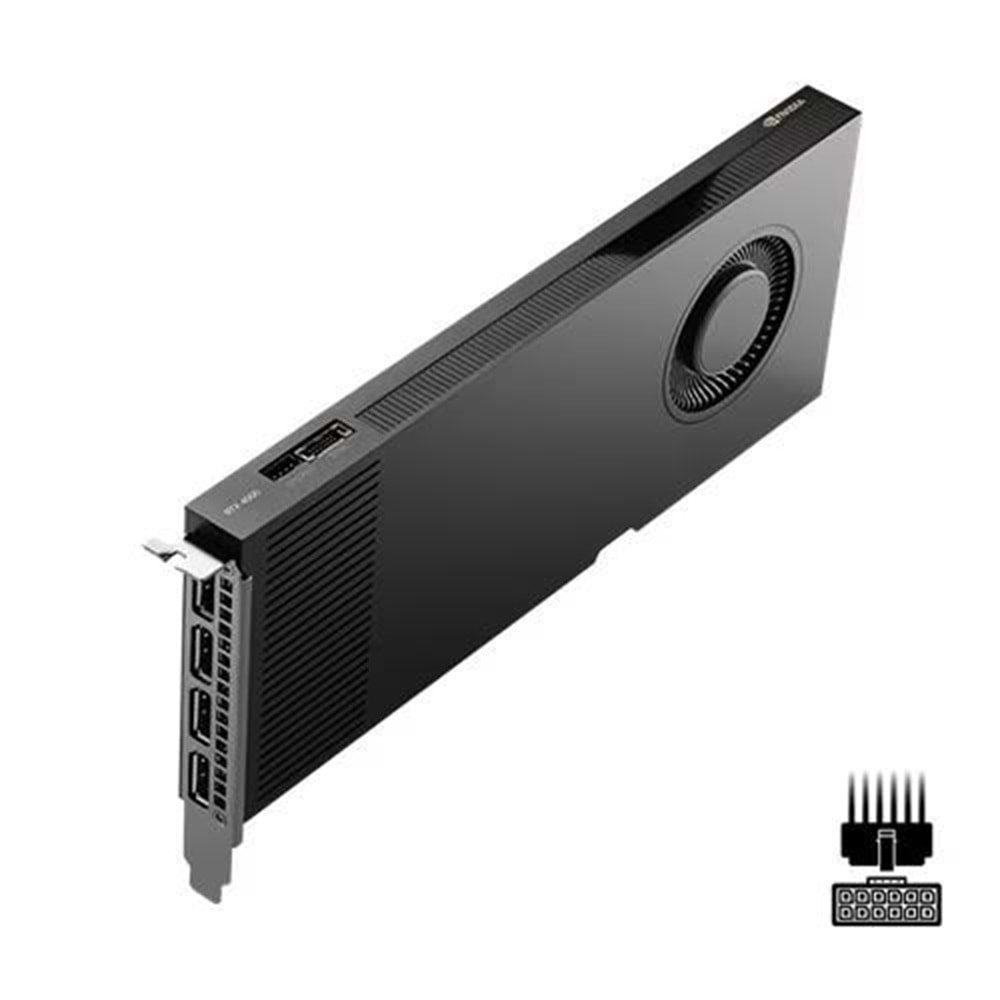 DELL RTX A4000 16GB CN-0HGP0F-FCSNV GDDR6 256bit 4X DP PCIe 16X v4.0