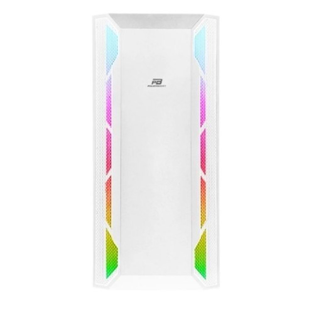 POWERBOOST 650W 80+ PB-P3701BW MESH GAMING ATX Beyaz Oyun Kasası