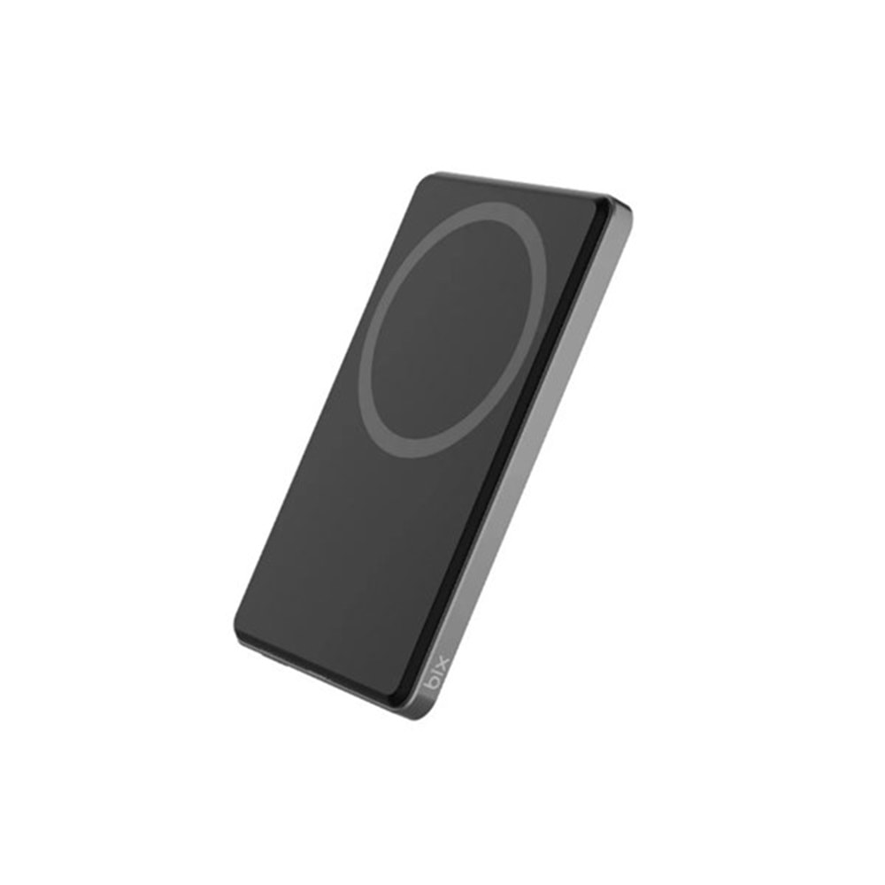 BİX 5000mAh TPB14 15W Kablosuz ULTRA SLİM METAL POWERBANK