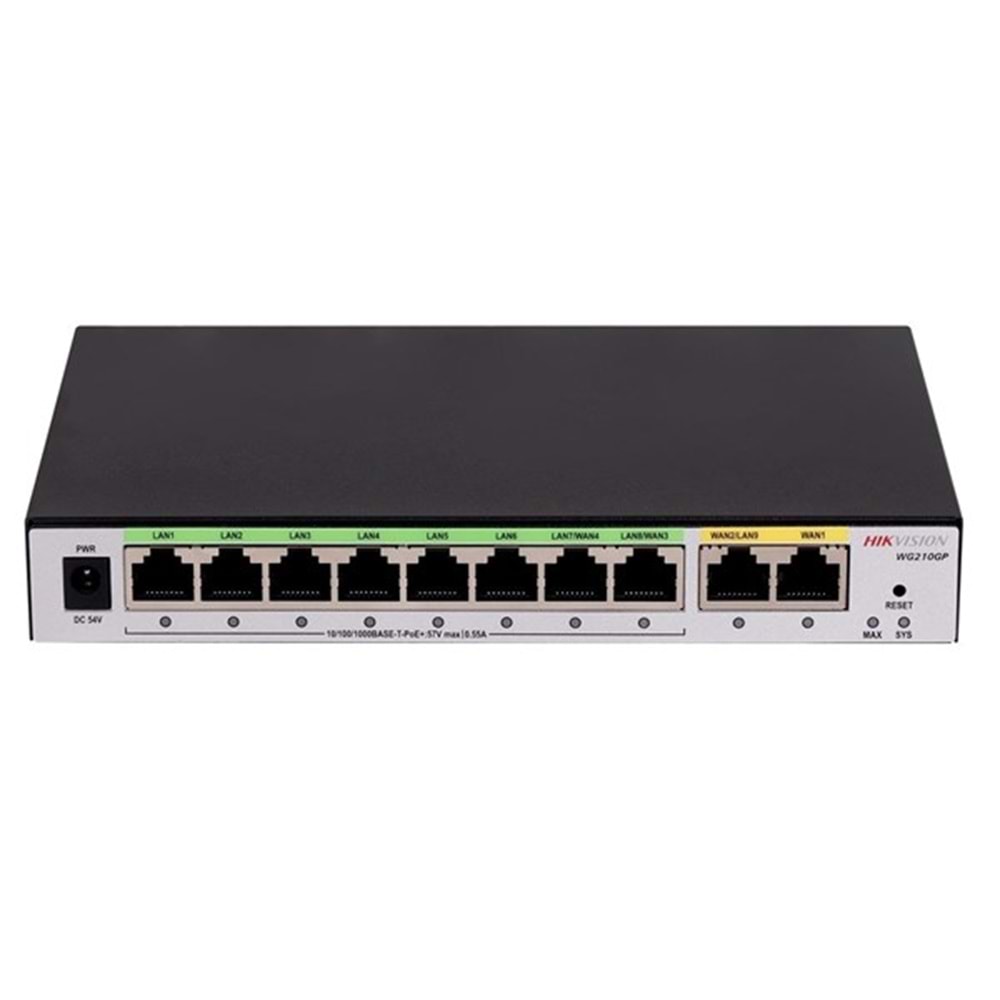 HIKVISION 10port DS-3WG210GP-SI GIGABIT Router 250kullanıcıya kadar