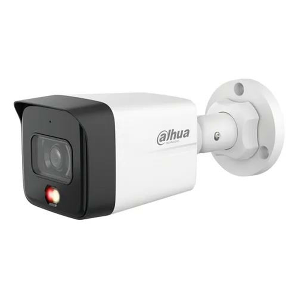 DAHUA 4MP BULLET 3.6MM DH-IPC-HFW1439TC1-SA-IL IP Güvenlik Kamerası PoE Sesli Akıllı Işıklı