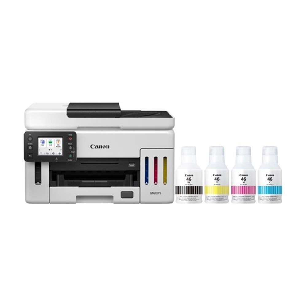 CANON A4 Renkli GX6140 Tanklı Yazıcı Tarayıcı Fotokopi USB 2.0,Ethernet,Kablosuz Tanklı