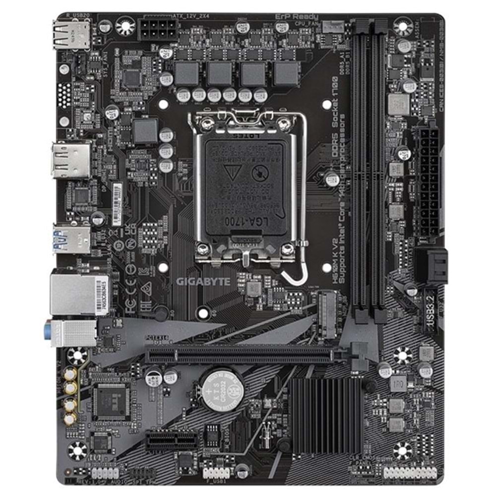 GIGABYTE H610M-K v2 DDR5 HDMI PCIe 16X v4.0 1700p mATX