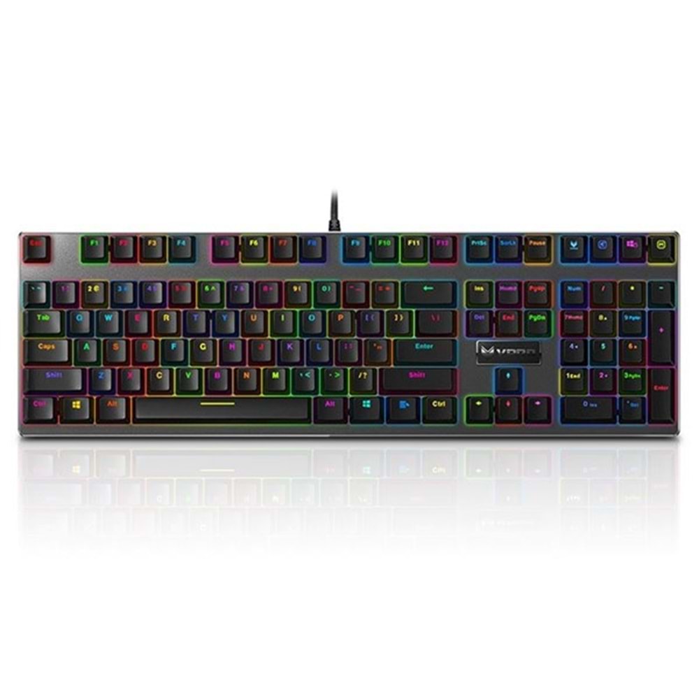 RAPOO V700RGB RGB Backlit Mekanik Gaming Klavye Us Black