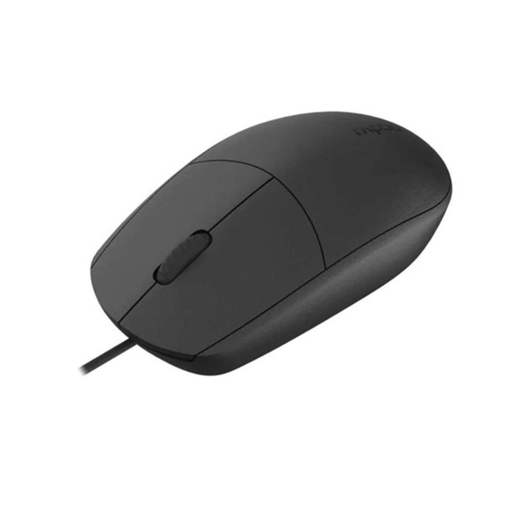 RAPOO N100C OPTİK KABLOLU TYPE-C MOUSE - SİYAH