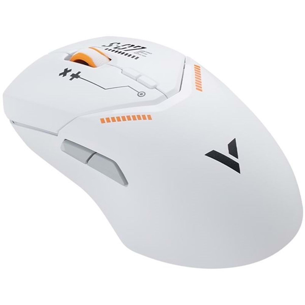 RAPOO VT9PRO 26000dpi Kablosuz Gaming Mouse White Orange