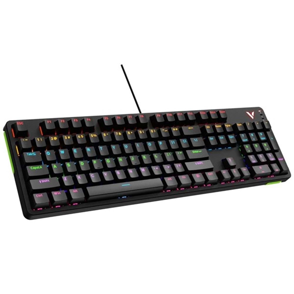 RAPOO V500 PRO RGB / Antighosting Mekanik Gaming Klavye