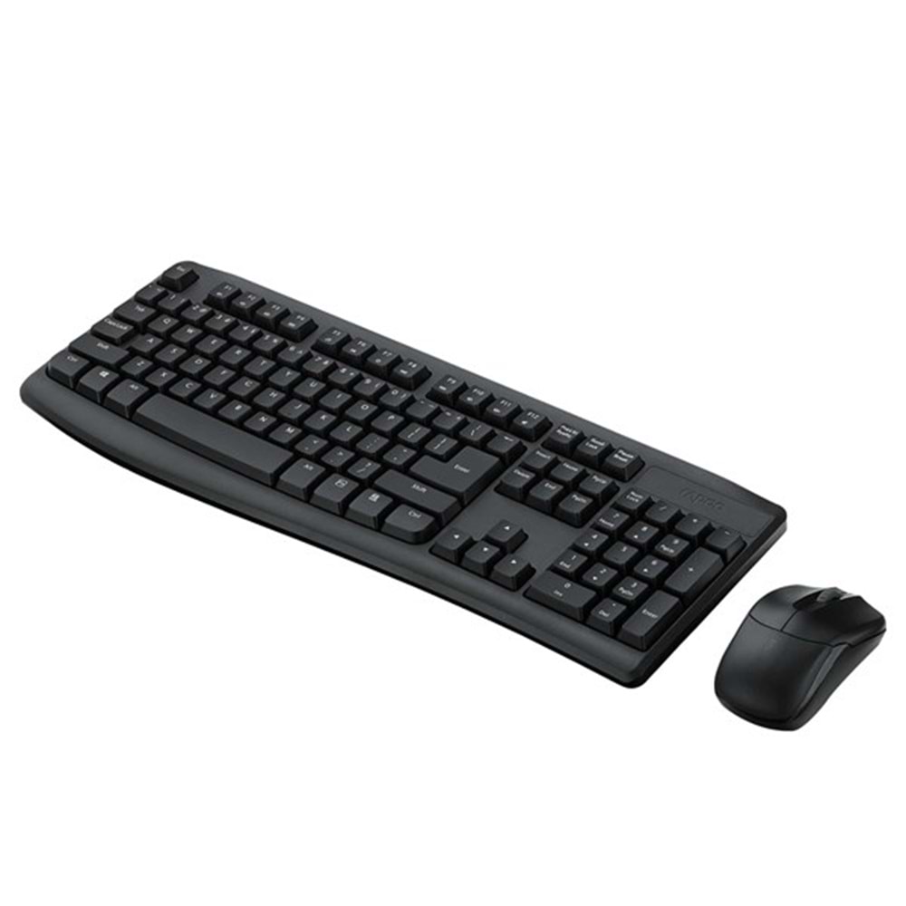 RAPOO X1800 PRO Kablosuz Klavye Mouse Set Siyah