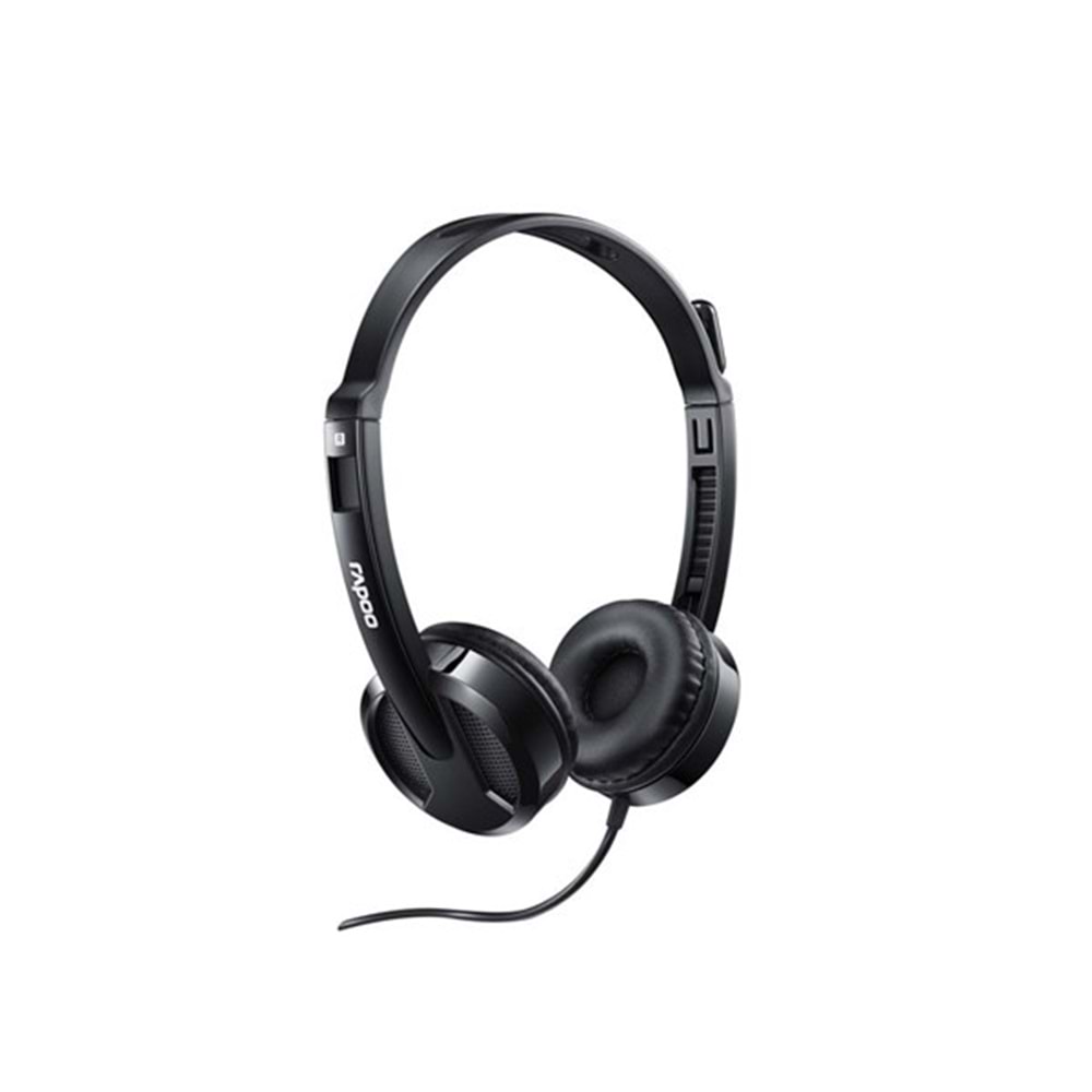 RAPOO 0H100 18007 Kablosuz Stereo 3.5Mm Headset Siyah