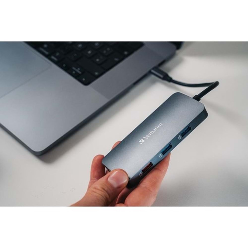 VERBATIM CMH-09 USB-C Pro 9 Bağlantı Noktalı Dock