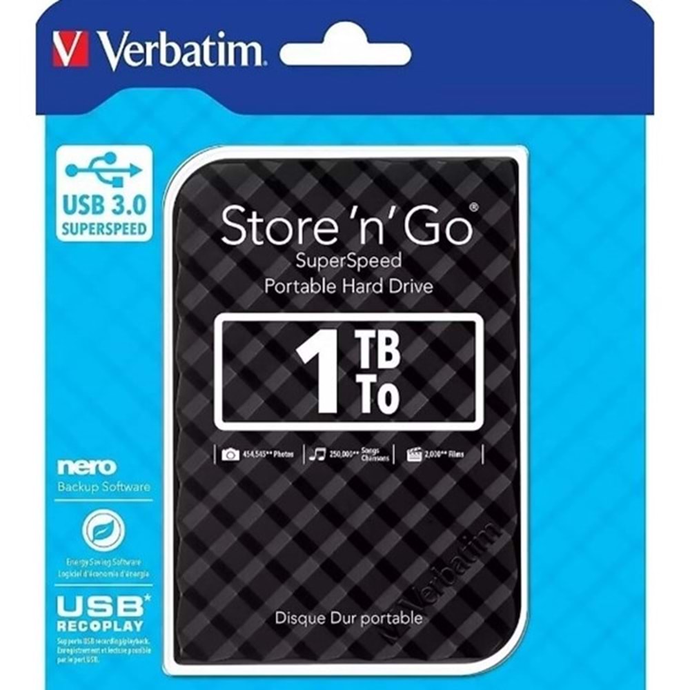 VERBATIM 1TB 2.5