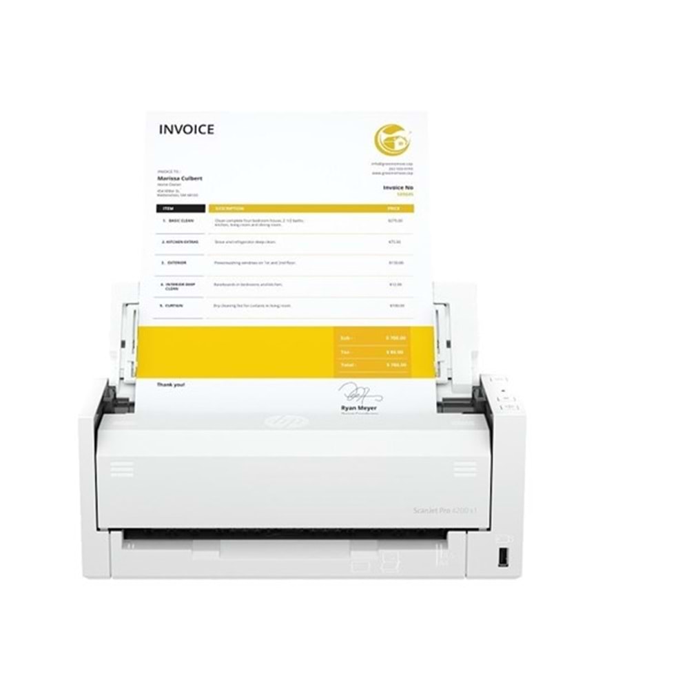 HP A4 Scanjet Pro 4200 S1 8Q4W2A 40Ppm Sayfa Beslemeli Doküman Tarayıcı