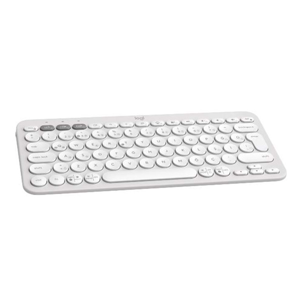 LOGITECH Pebble Keys 2 K380s 920-011860 Bluetooth Klavye Beyaz 