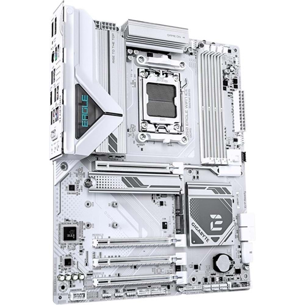 GIGABYTE B850 EAGLE WIFI7 ICE DDR5 HDMI-DP TYPEC PCIE 5.0 AM5 ATX BEYAZ