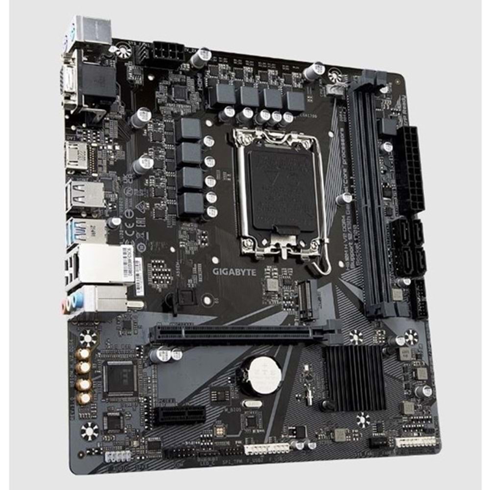 GIGABYTE H610M H V2 DDR4 M2 PCIe NVME HDMI PCIe 16X v4.0 1700p mATX