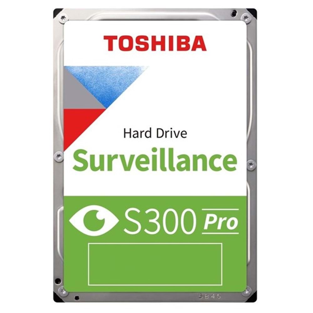 TOSHIBA 6TB S300 PRO MD10ADA600V 512MB 7200RPM SATA3 GÜVENLİK DİSKİ