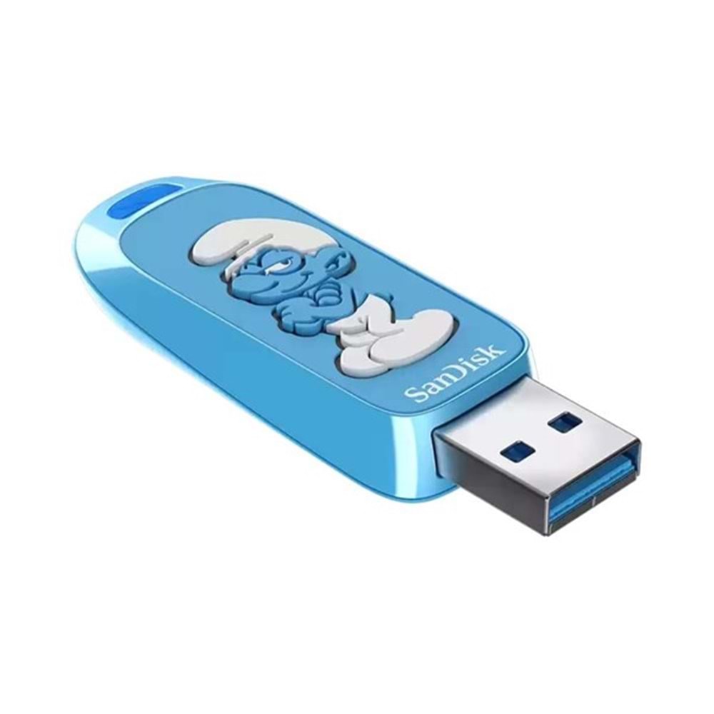 SANDISK 128GB SMURF SDCZIS-128G-G46 USB 3.2 BELLEK