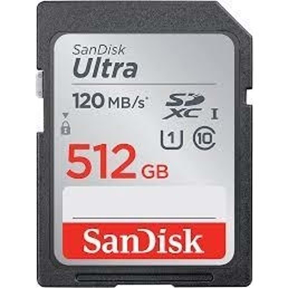 SANDISK 512GB ULTRA SDSDUNC-512G-GN6IN SDHC HAFIZA KARTI