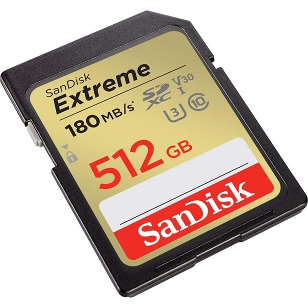 SANDISK 512GB EXTREME SDSDXVV-512G-GNCIN V30 SDXC HAFIZA KARTI 