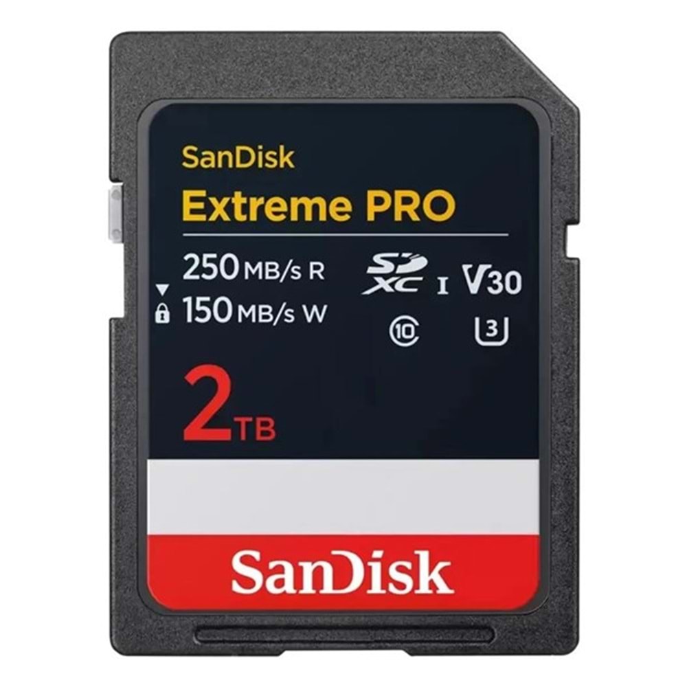 SANDISK 2TB EXTREME PRO SDSDXXD-2T00-GN4IN V30 SDXC HAFIZA KARTI