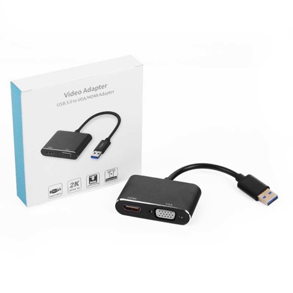DARK DK-AC-UGA35 VGA-HDMI USB 3.0 GÖRÜNTÜ ADAPTÖRÜ