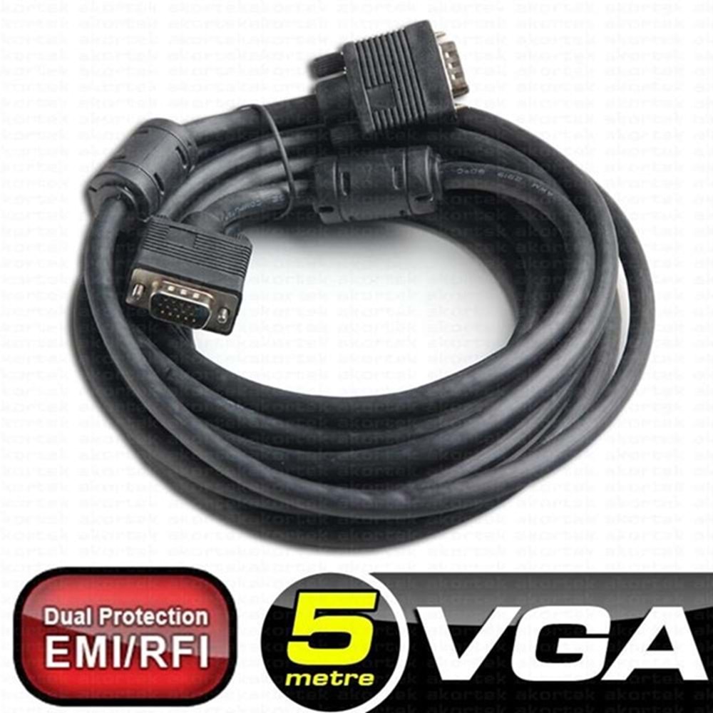 DARK DK-CB-VGAL500 5metre VGA Görüntü Kablosu