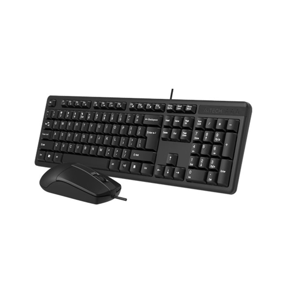 A4 TECH Q TRK KR-3330 Multimedya Siyah Q Klavye+Mouse Set