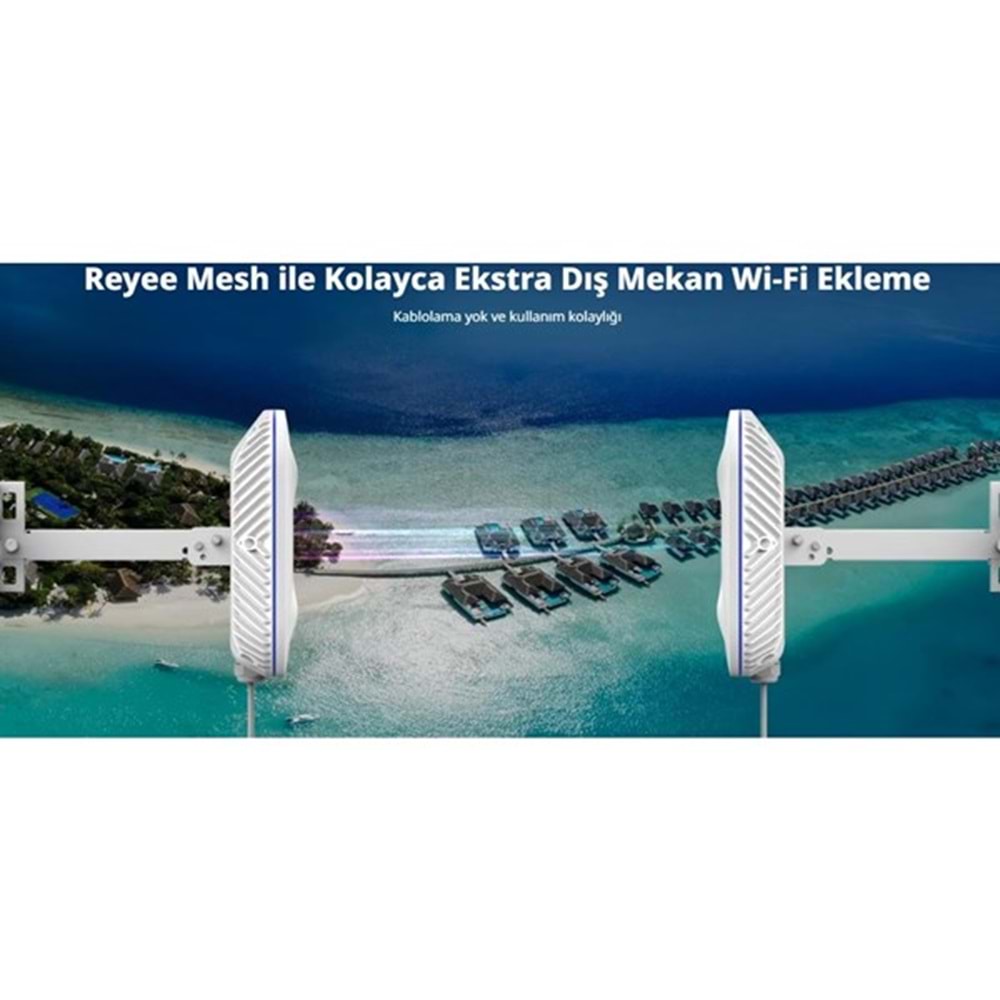 RUIJIE REYEE RG-RAP6260(H) AX6000 GIGABIT 300METRE HARİCİ ACCESS POINT