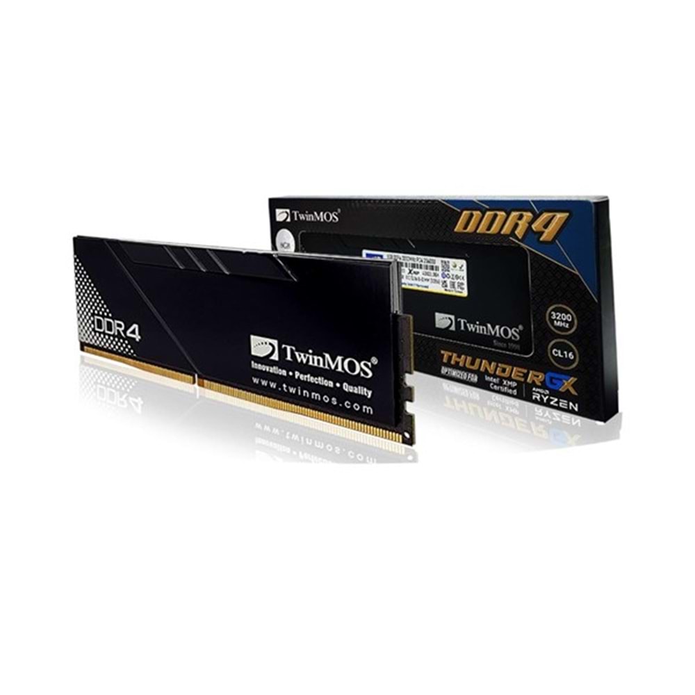 TWINMOS 8GB DDR4 3200MHZ CL16 PC RAM THUNDERGX TMD48GB3200D16BKGX