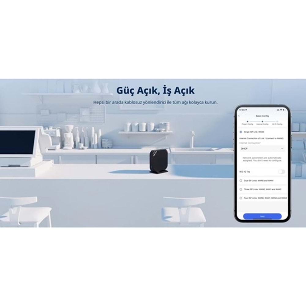 RUIJIES 5port RG-EG105GW(T) GIGABIT YÖNETİLEBİLİR VPN ROUTER